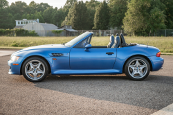 1998 BMW M Roadster in Estoril Blue Metallic over Estoril Blue & Black Nappa