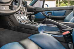 1998 BMW M Roadster in Estoril Blue Metallic over Estoril Blue & Black Nappa