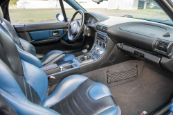 1998 BMW M Roadster in Estoril Blue Metallic over Estoril Blue & Black Nappa