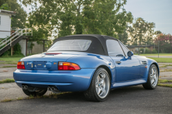 1998 BMW M Roadster in Estoril Blue Metallic over Estoril Blue & Black Nappa