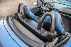1998 BMW M Roadster in Estoril Blue Metallic over Estoril Blue & Black Nappa