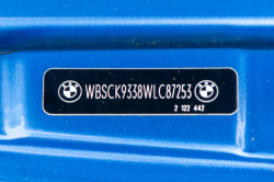 1998 BMW M Roadster in Estoril Blue Metallic over Estoril Blue & Black Nappa