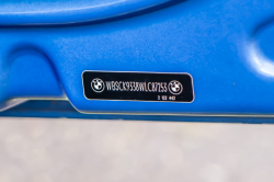 1998 BMW M Roadster in Estoril Blue Metallic over Estoril Blue & Black Nappa