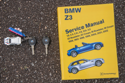 1998 BMW M Roadster in Estoril Blue Metallic over Estoril Blue & Black Nappa