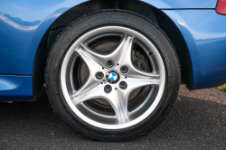1998 BMW M Roadster in Estoril Blue Metallic over Estoril Blue & Black Nappa