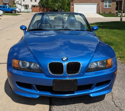 1998 BMW M Roadster in Estoril Blue Metallic over Estoril Blue & Black Nappa