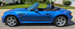 1998 BMW M Roadster in Estoril Blue Metallic over Estoril Blue & Black Nappa