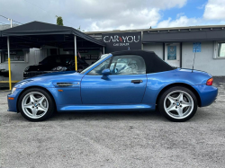 1998 BMW M Roadster in Estoril Blue Metallic over Estoril Blue & Black Nappa