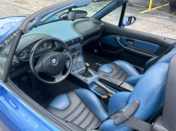 1998 BMW M Roadster in Estoril Blue Metallic over Estoril Blue & Black Nappa