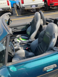 1998 BMW M Roadster in Boston Green Metallic over Dark Gray & Black Nappa