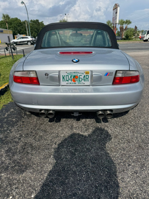 1998 BMW M Roadster in Arctic Silver Metallic over Dark Gray & Black Nappa