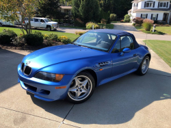 1998 BMW M Roadster in Estoril Blue Metallic over Estoril Blue & Black Nappa