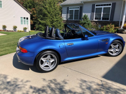 1998 BMW M Roadster in Estoril Blue Metallic over Estoril Blue & Black Nappa