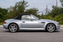 1998 BMW M Roadster in Arctic Silver Metallic over Black Nappa