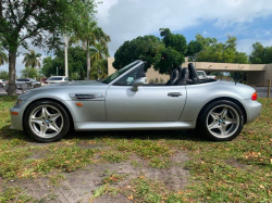 1998 BMW M Roadster in Arctic Silver Metallic over Black Nappa