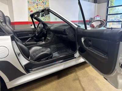 1998 BMW M Roadster in Arctic Silver Metallic over Black Nappa