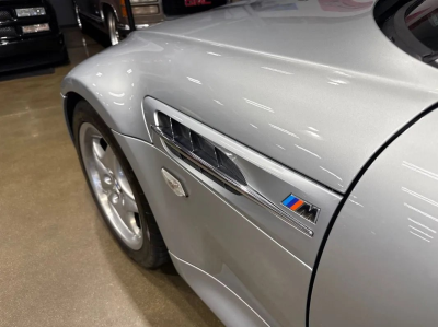 1998 BMW M Roadster in Arctic Silver Metallic over Black Nappa