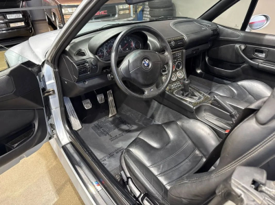 1998 BMW M Roadster in Arctic Silver Metallic over Black Nappa