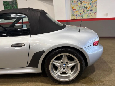 1998 BMW M Roadster in Arctic Silver Metallic over Black Nappa