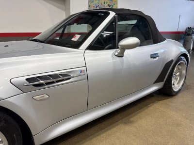 1998 BMW M Roadster in Arctic Silver Metallic over Black Nappa