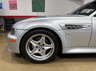 1998 BMW M Roadster in Arctic Silver Metallic over Black Nappa
