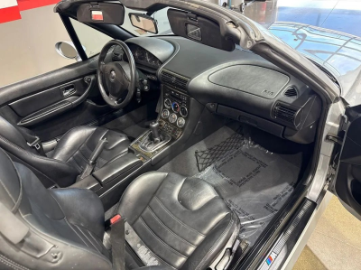 1998 BMW M Roadster in Arctic Silver Metallic over Black Nappa