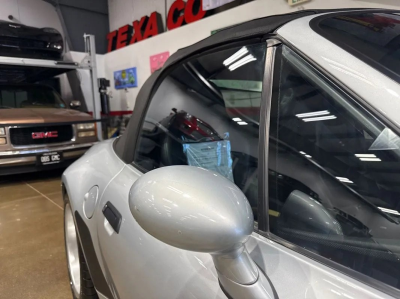 1998 BMW M Roadster in Arctic Silver Metallic over Black Nappa