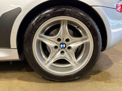 1998 BMW M Roadster in Arctic Silver Metallic over Black Nappa