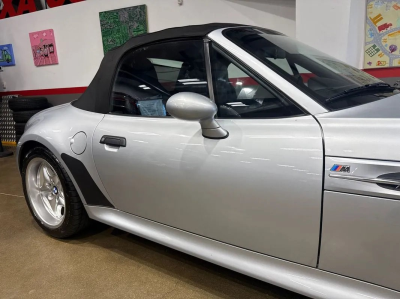 1998 BMW M Roadster in Arctic Silver Metallic over Black Nappa
