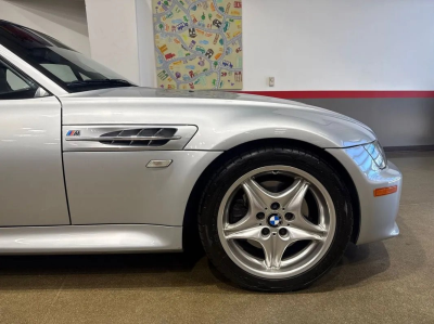 1998 BMW M Roadster in Arctic Silver Metallic over Black Nappa