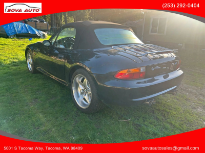 1998 BMW M Roadster in Cosmos Black Metallic over Dark Gray & Black Nappa