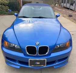 1998 BMW M Roadster in Estoril Blue Metallic over Estoril Blue & Black Nappa