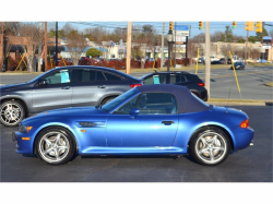 1998 BMW M Roadster in Estoril Blue Metallic over Estoril Blue & Black Nappa
