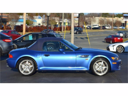 1998 BMW M Roadster in Estoril Blue Metallic over Estoril Blue & Black Nappa