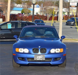 1998 BMW M Roadster in Estoril Blue Metallic over Estoril Blue & Black Nappa