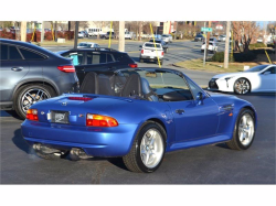 1998 BMW M Roadster in Estoril Blue Metallic over Estoril Blue & Black Nappa
