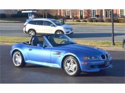 1998 BMW M Roadster in Estoril Blue Metallic over Estoril Blue & Black Nappa