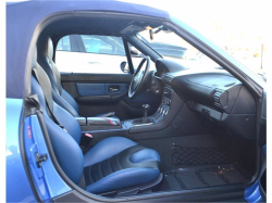 1998 BMW M Roadster in Estoril Blue Metallic over Estoril Blue & Black Nappa