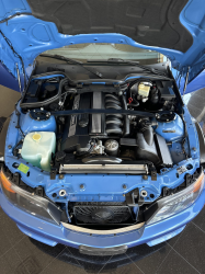 1998 BMW M Roadster in Estoril Blue Metallic over Estoril Blue & Black Nappa