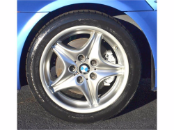 1998 BMW M Roadster in Estoril Blue Metallic over Estoril Blue & Black Nappa