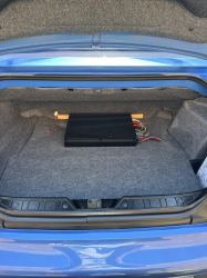1998 BMW M Roadster in Estoril Blue Metallic over Estoril Blue & Black Nappa