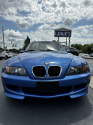 1998 BMW M Roadster in Estoril Blue Metallic over Estoril Blue & Black Nappa