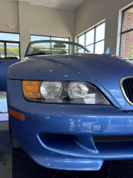 1998 BMW M Roadster in Estoril Blue Metallic over Estoril Blue & Black Nappa