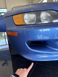 1998 BMW M Roadster in Estoril Blue Metallic over Estoril Blue & Black Nappa