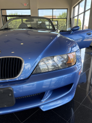 1998 BMW M Roadster in Estoril Blue Metallic over Estoril Blue & Black Nappa