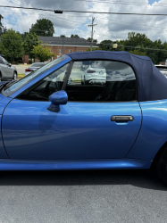 1998 BMW M Roadster in Estoril Blue Metallic over Estoril Blue & Black Nappa