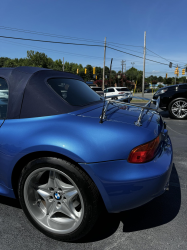 1998 BMW M Roadster in Estoril Blue Metallic over Estoril Blue & Black Nappa