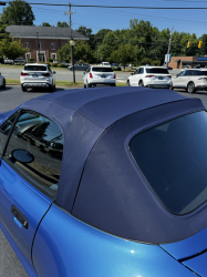 1998 BMW M Roadster in Estoril Blue Metallic over Estoril Blue & Black Nappa