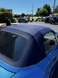 1998 BMW M Roadster in Estoril Blue Metallic over Estoril Blue & Black Nappa