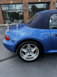 1998 BMW M Roadster in Estoril Blue Metallic over Estoril Blue & Black Nappa